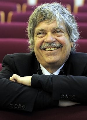 El informático estadounidense Alan C. Kay, ayer, en Murcia. ::
GUILLERMO CARRIÓN (AGM)