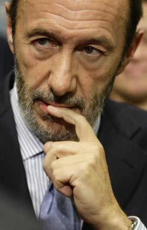 El ministro del Interior, Alfredo Pérez Rubalcaba. ::                             REUTERS