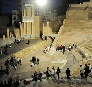 Escena y graderío del Teatro, durante la Noche de los Museos. ::
A. GIL