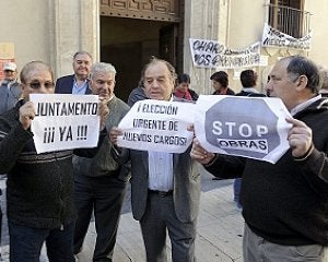 Última protesta de la Asociación, en noviembre de 2010. ::                             N. GARCÍA