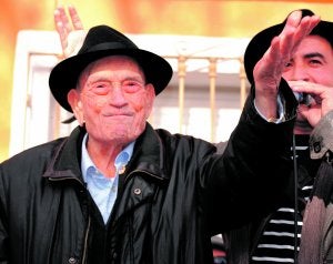 El 'Tío Juan Rita' recibió el cariño del público.