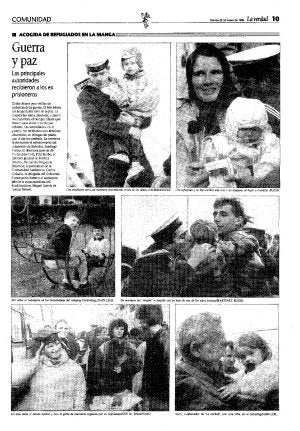 Una de las páginas interiores del 22 de enero de 1993