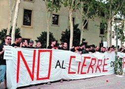 Protesta contra el último expediente de regulación de empleo en la televisión autonómica. ::
E. Botella