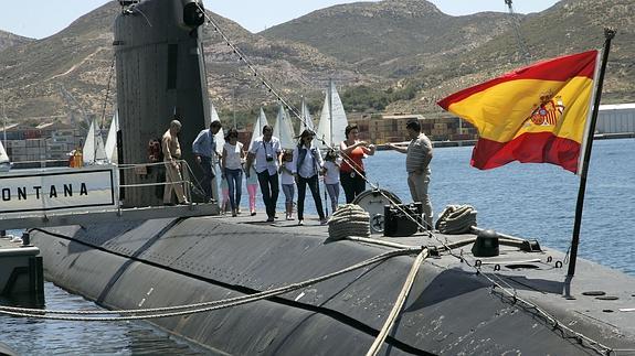 El 'Tramontana', en una jornada del Ejército de puertas abiertas.