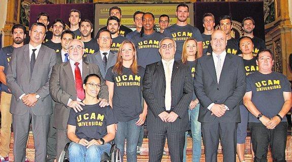 Veinte olímpicos en la gala de la UCAM