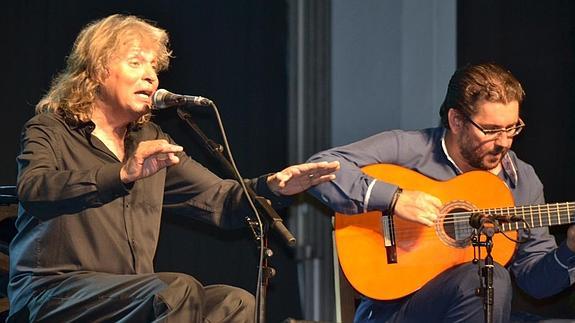 José Mercé en el festival de San Pedro. 