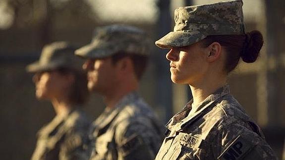 Kristen Stewart en una escena de 'Camp X-Ray'