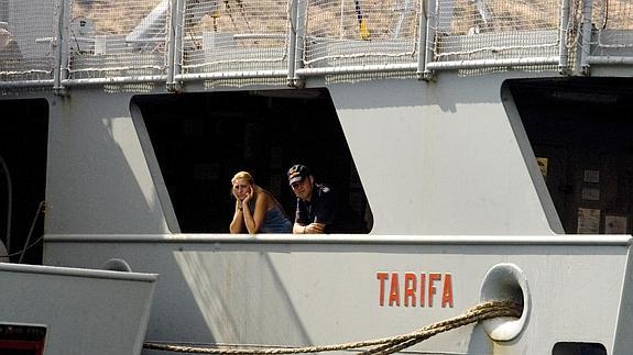 El buque Tarfia. 