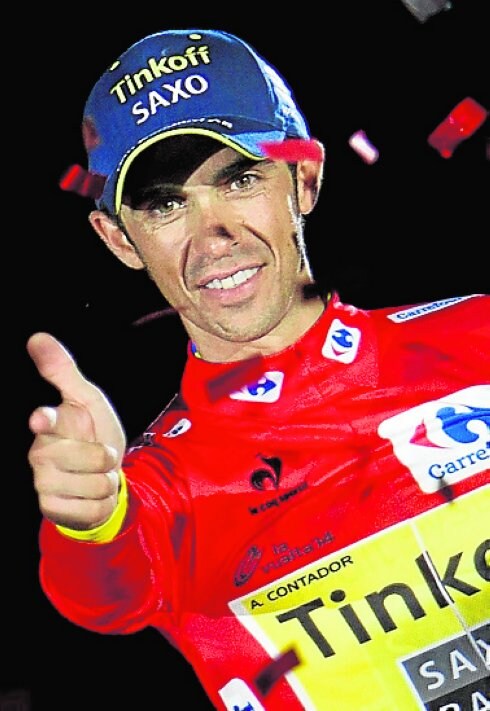 Alberto Contador. :: afp
