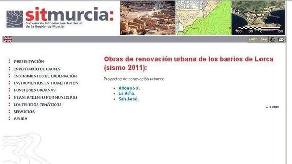 Sitmurcia ofrece la información sobre la renovación urbana de Lorca
