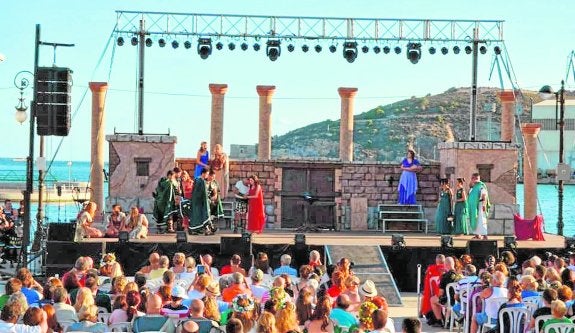 El acto de la Destrucción de Sagunto, en su representación de 2013. 