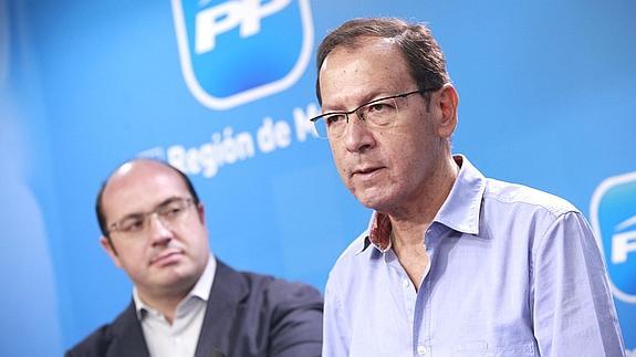 Cámara en la sede del PP este miércoles.