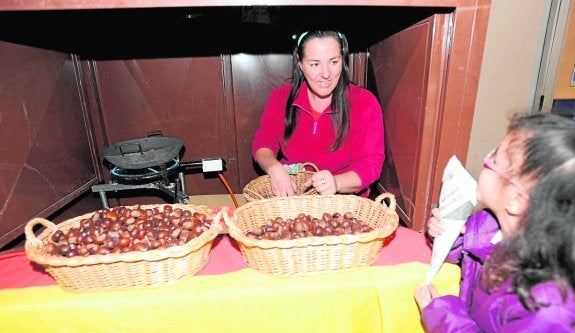 El frío trae a las castañeras