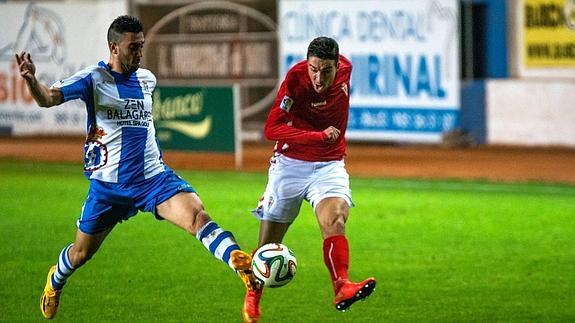 Un momento del partido. 