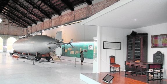 Sala Isaac Peral del Museo Naval de Cartagena.