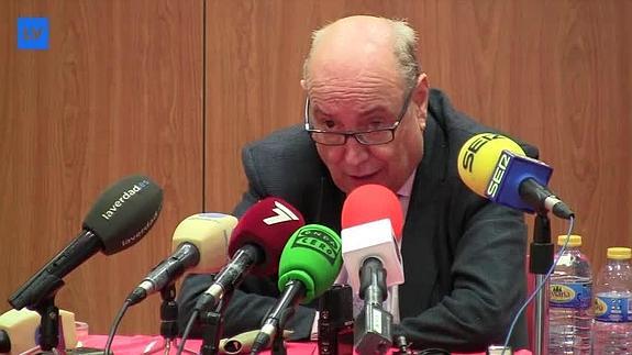 Jesús Samper, durante la rueda de prensa.