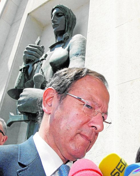 Cámara, en junio de 2012, cuando declaró como imputado. 