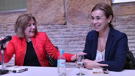 Carmen Posadas, este lunes en Murcia. 