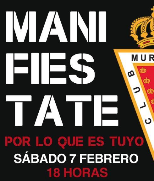 Fepemur convoca una manifestación «para salvar al Murcia»