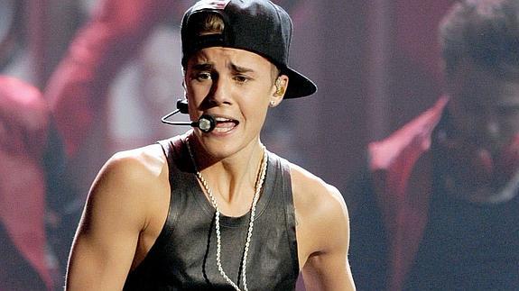 Justin Bieber durante 'The 40th American Music Awards'