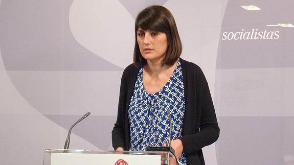 María González Veracruz, este lunes en Murcia. 