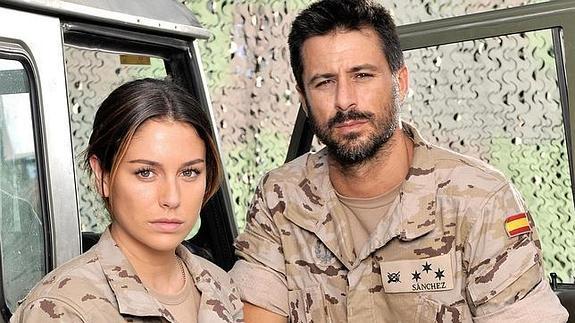 Hugo Silvia y Blanca Suárez, protagonistas de 'Los Nuestros'