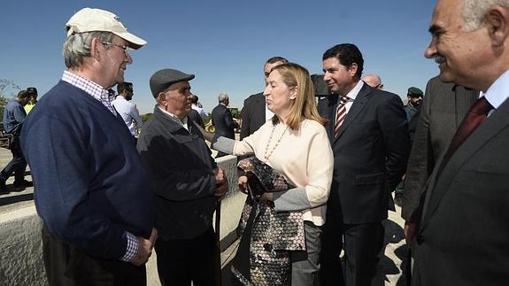 La ministra Ana Pastor, ayer en Murcia. 