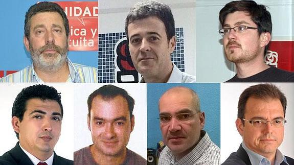 Antonio Moreno Soriano, Abarán; Pedro Luis Molina Cano, Blanca; Gonzalo Caracena, Archena; Francisco Javier Avilés, Ojós; Sergio Miñano López, Ulea; Jesús Viciana Ortiz, Villanueva; Celedonio Moreno Moreno, Ricote. 