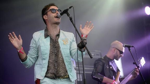 El grupo durante su actuación en la pasada edición del SOS 4.8. 