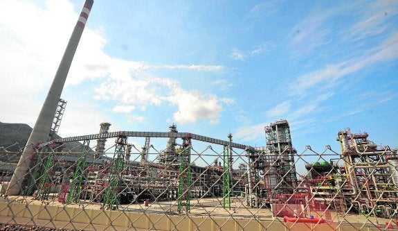 Instalaciones de la refinería de Escombreras, en una imagen reciente. 