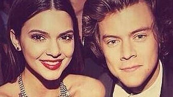 Harry Styles y Kendall Jenner cuando salían en 2013. 