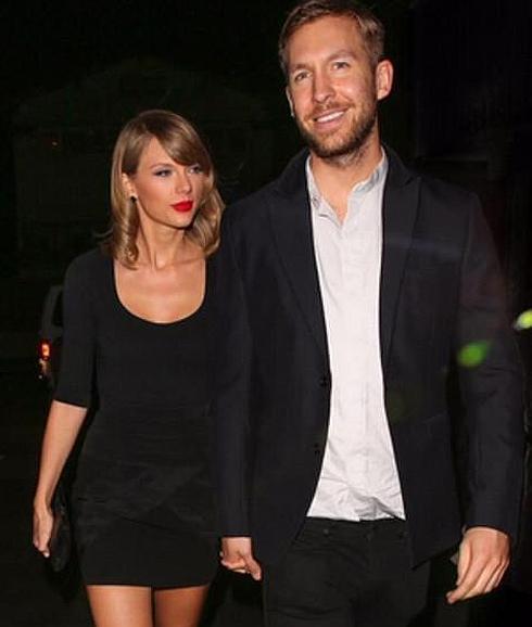 Taylor Swift y Calvin Harris juntos de la mano