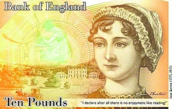 Reino Unido. Las diez libras de Jane Austen saldrán en 2017.