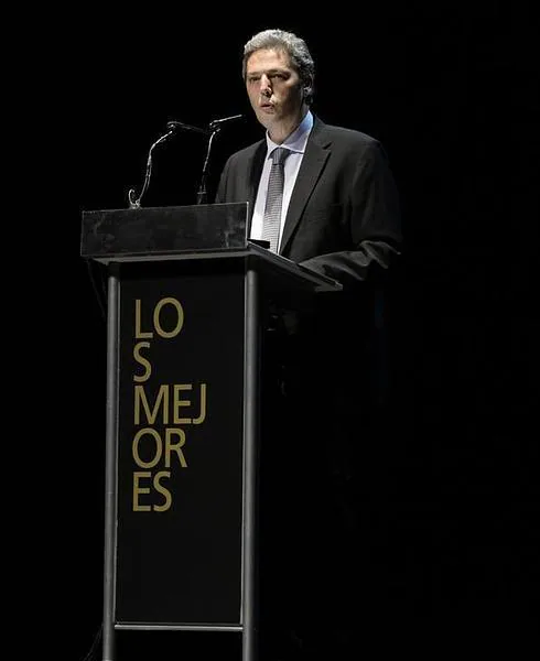 Alberto Aguirre de Cárcer, durante su discurso en la gala de Los Mejores de 'La Verdad'.