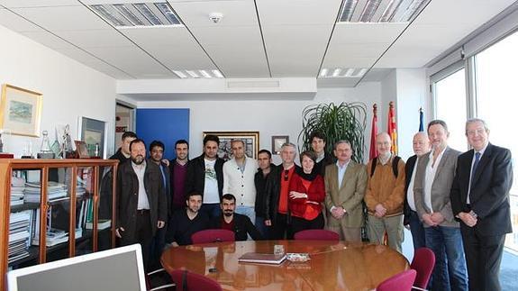Delegación de España, Suecia y Turquía, con el director gerente del Servicio Murciano de Salud, Manuel Ángel Moreno Valero