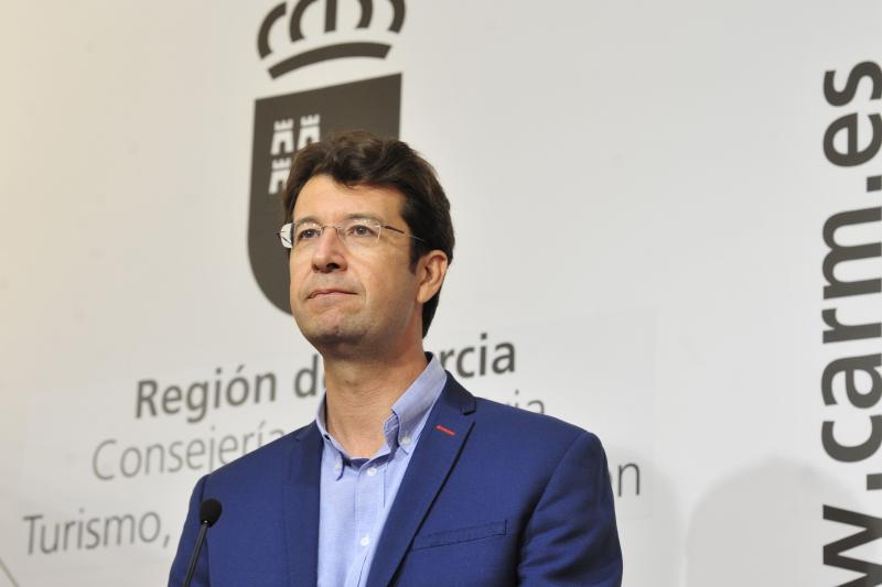 Juan Carlos Ruiz, esta mañana, durante su rueda de prensa. 