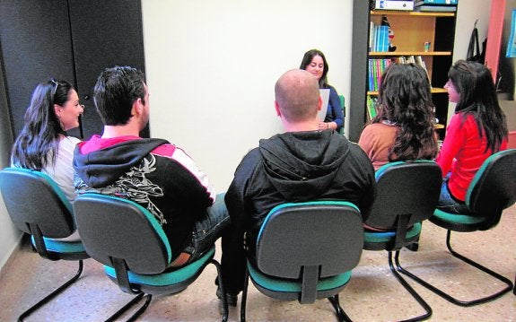 Una sesión terapéutica organizada por Armai-TLP.