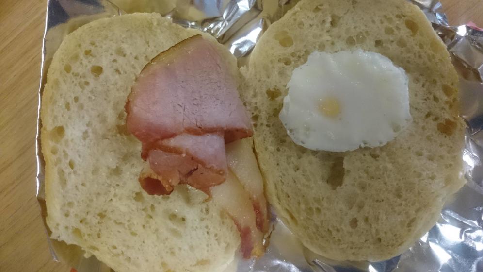 Imagen de la decepcionante comida