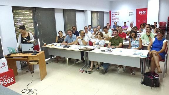 Encuentro municipal 'Ayuntamientos socialistas por la transparencia', este jueves. 