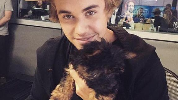 Justin Bieber y Esther.