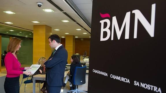 Dependencias de una oficina de BMN.