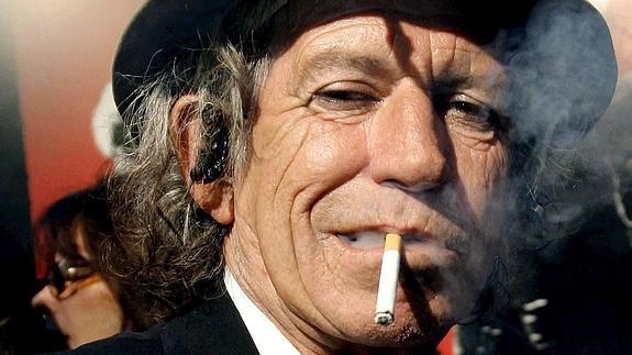 El mítico guitarrista de los Rolling Stone, Keith Richards. 