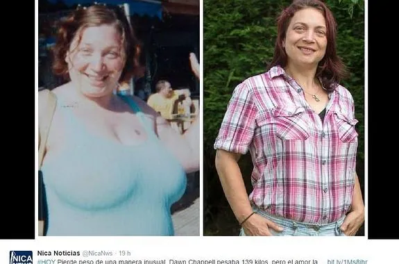Una mujer pierde 60 kilos practicando sexo tres veces al día