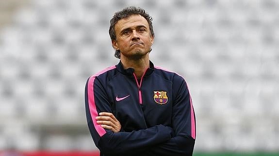 Luis Enrique, entrenador del Barça. 