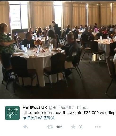 90 personas sin recursos disfrutan del banquete de una boda que no llegó a celebrarse