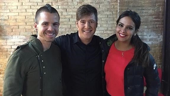 David Muñoz, Carlos Latre y Cristina Pedroche. 