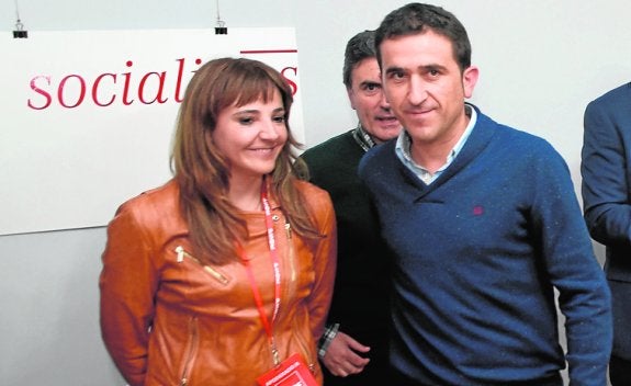 Marisol Sánchez y Juan Luis Soto, nuevo senador socialista.
