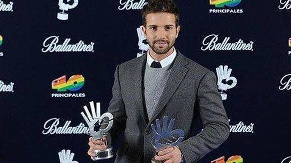 Pablo Alborán en los últimos premios 40 Pricipales.