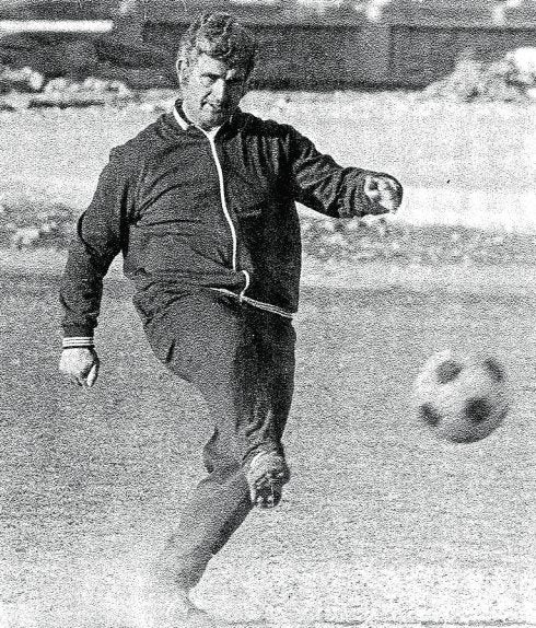 Paquirri en su primera etapa como entrenador del Efesé, en 1973.