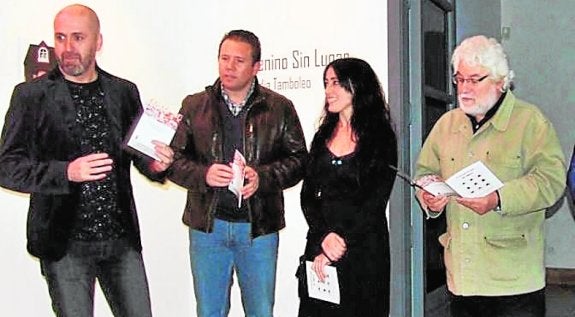 Nono García, Juan J. Moreno, Lidia Tamboleo y Cristóbal Gabarrón.